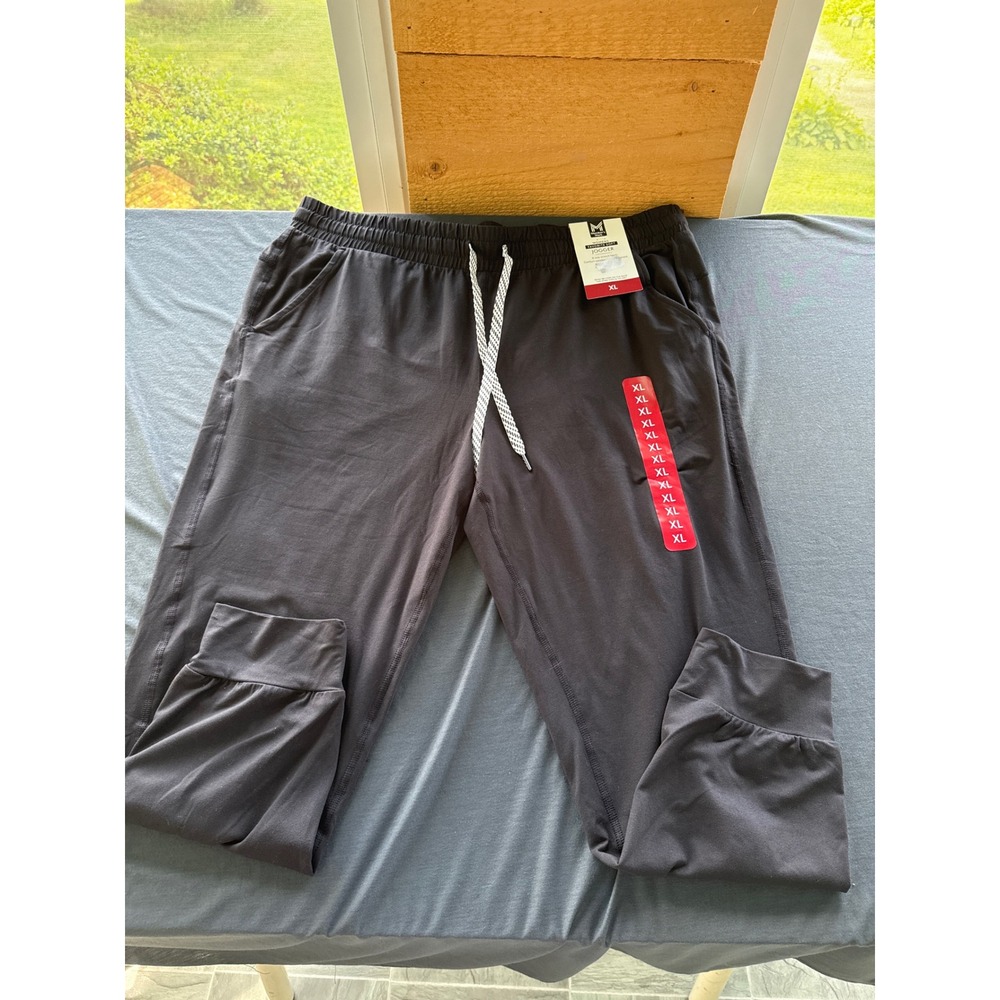 Members Mark Womens Favorite Soft Jogger Pants Gray XL NWT 4-Way Stretch